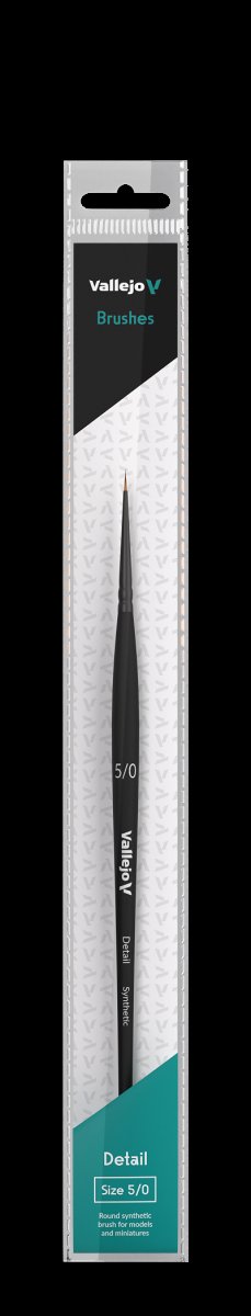 VALLEJO B02050 - Brush - Detail - Round Synthetic No. 5/0