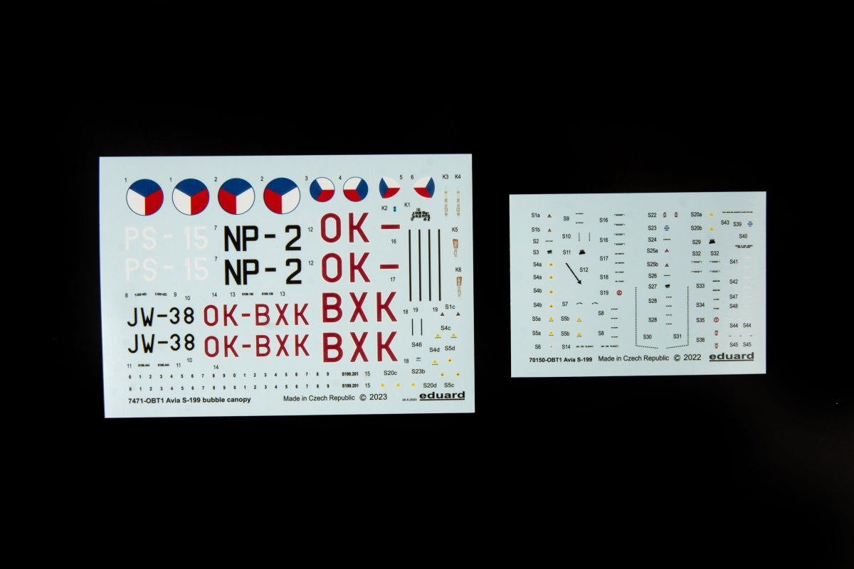 Eduard 7471 Avia S-199 bubble canopy 1/72 – imagen 3