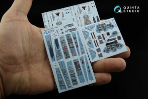 Quinta Studio QD32072 Su-27UB 3D-Printed &amp;amp; coloured Interior on decal paper (for Trumpeter kit) 1/32 – zdjęcie 2