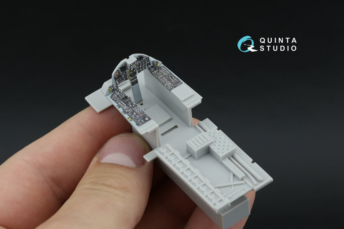 Quinta Studio QDS-48597 F-15A/F-15C Early/F-15J Early 3D-Printed &amp;amp; colored Interior on decal paper (Hasegawa) (Small version) 1/48 – image 8