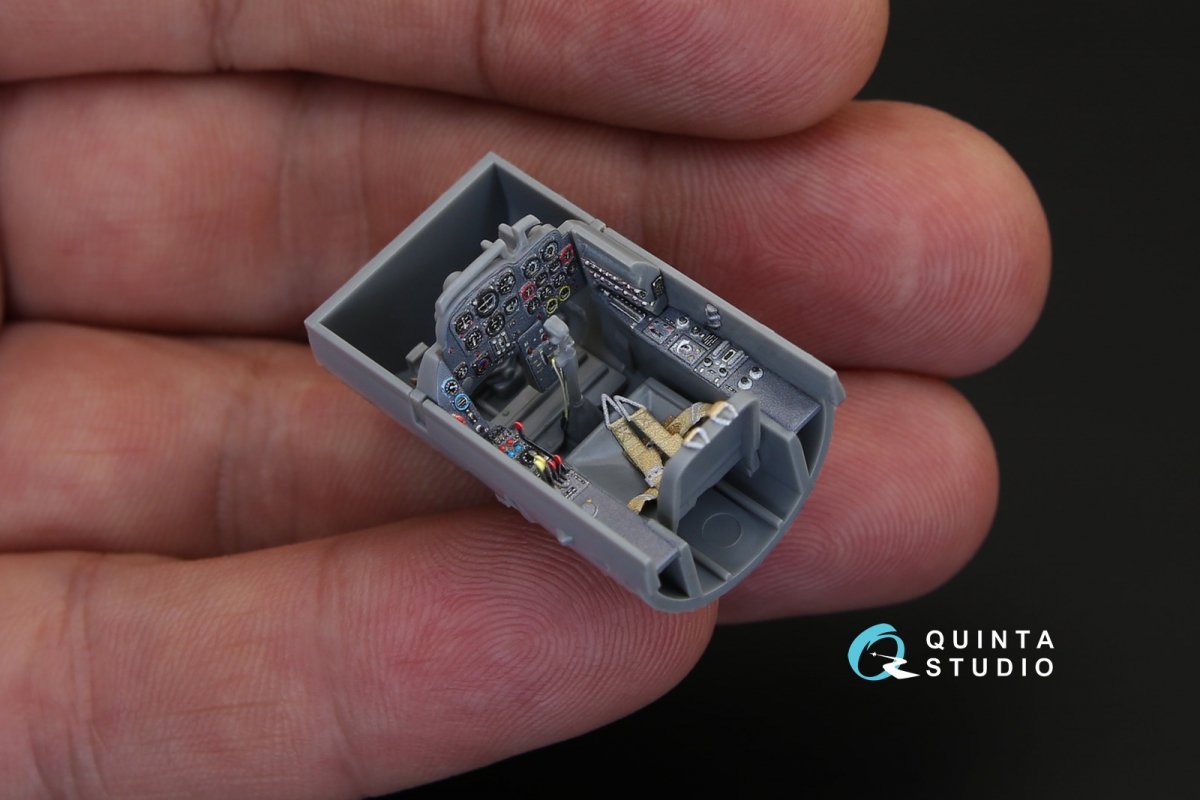 Quinta Studio QD48088 Me-262A 3D-Printed &amp;amp; coloured Interior on decal paper (for Tamiya kit) 1/48 – zdjęcie 7