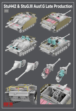 Rye Field Model 5086 StuH42 &amp;amp; StuG.III Ausf.G Late Production 1/35 – Bild 2