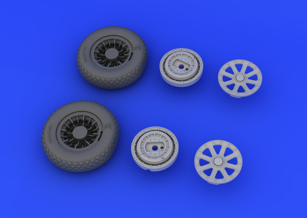 Eduard 632019 F4U-1 wheels 1/32 (Tamiya) – image 4