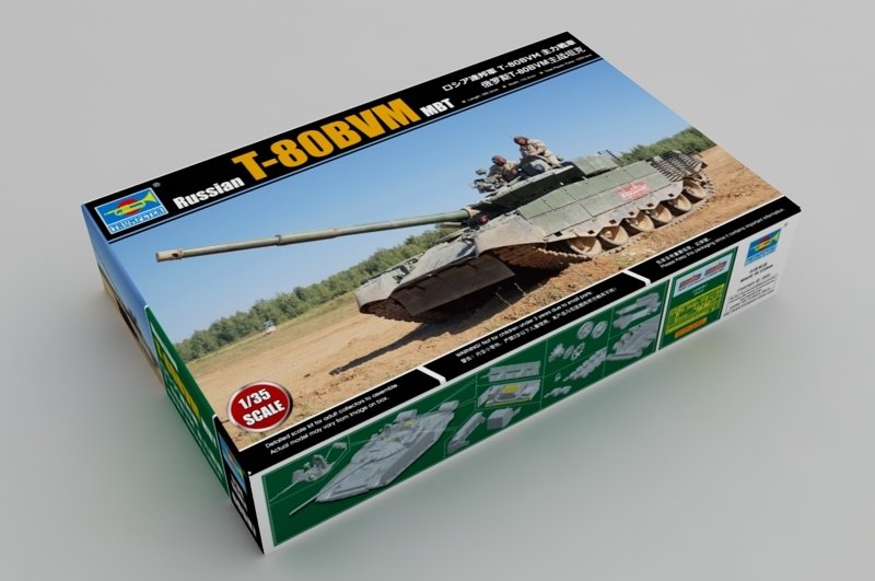 Trumpeter 09587 Russian T-80BVM MBT 1/35 – zdjęcie 2