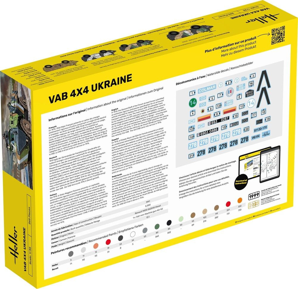 Heller 57130 VAB 4X4 Ukraine - Starter Kit 1/35 – immagine 2