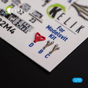 Kelik K72167 SU-17M4P/22M4 - interior 3D decals for ModelSvit kit 1/72