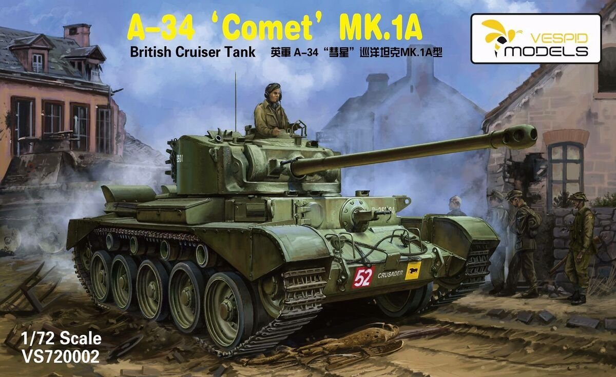 Maquette Vespid Models VS720002 A-34 « Comet » MK.1A Char de croisière britannique 1/72