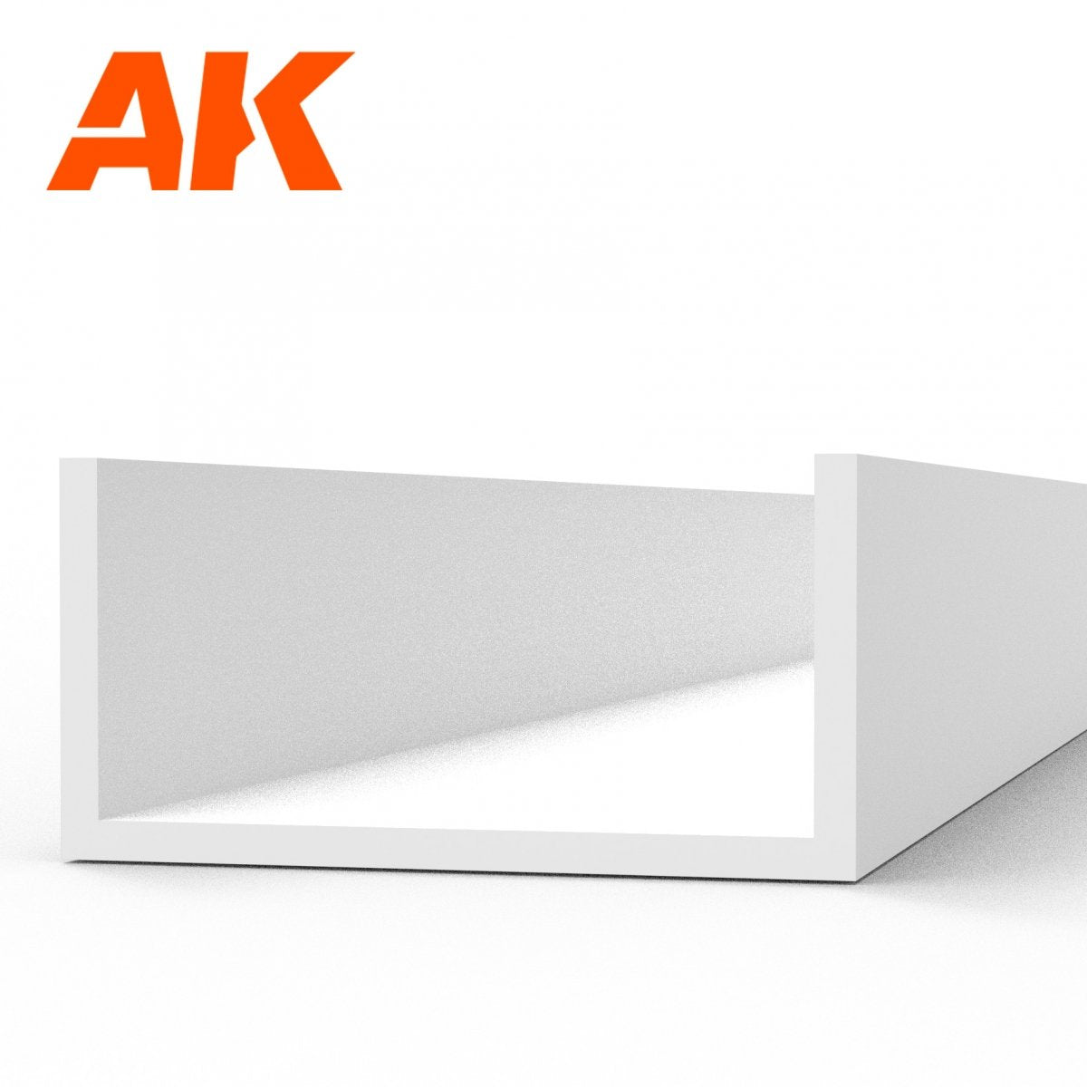 AK Interactive AK6558 CHANNEL 6.0 WIDTH X 350MM – STYRENE U CHANNEL – (3 UNITS) – Bild 2