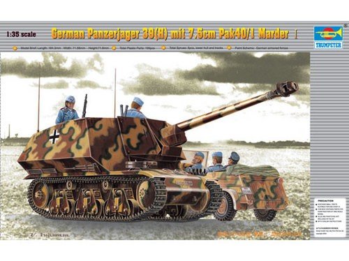 Trumpeter 00354 German Panzerjager 39(H) mit 7.5cm Pak40/1 Marder 1/35