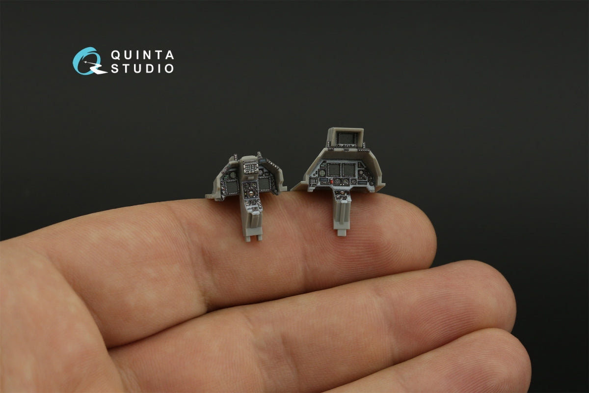 Quinta Studio QD48419 F-16D block 40 3D-Printed &amp;amp; coloured Interior on decal paper (Kinetic 2022 tool) 1/48 – Bild 10