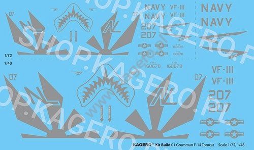 Kagero 41001 Grumman F-14 TOMCAT EN/PL – immagine 2