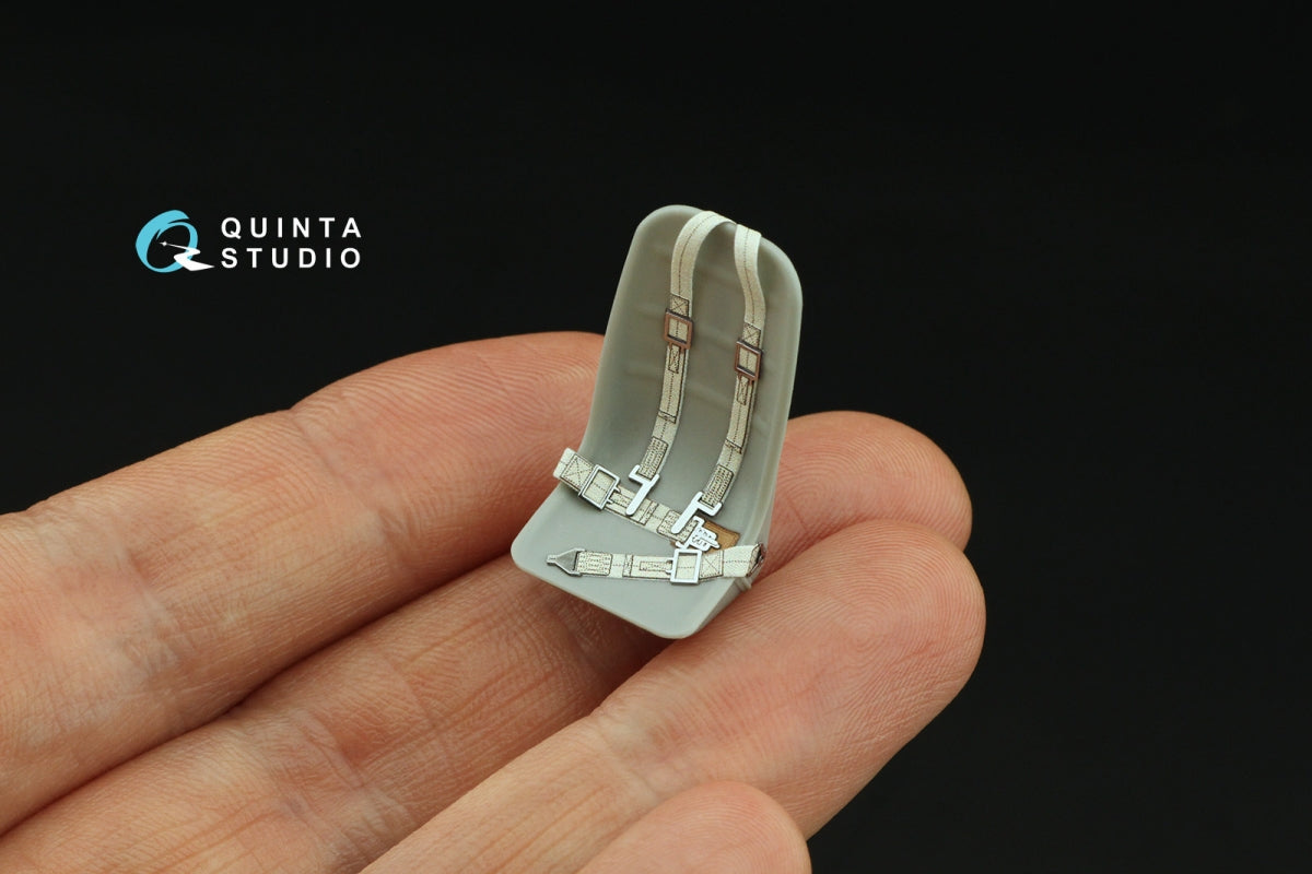 Quinta Studio QR+32034 WWII US fighter seat belts (with metal buckles) (All kits) 1/32 – imagen 6