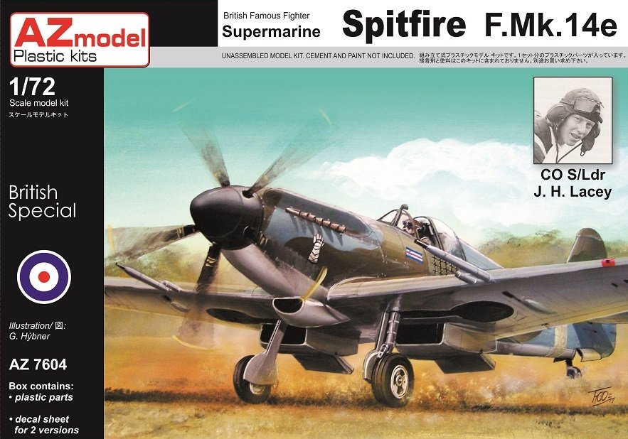 AZ Model AZ7604 Spitfire F.Mk.14e “Lacey” 1/72