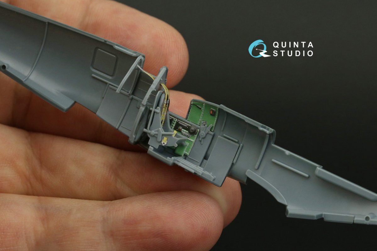 Quinta Studio QD72043 Spitfire Mk.VIII 3D-Printed &amp;amp; coloured Interior on decal paper (Eduard) 1/72 – imagen 7