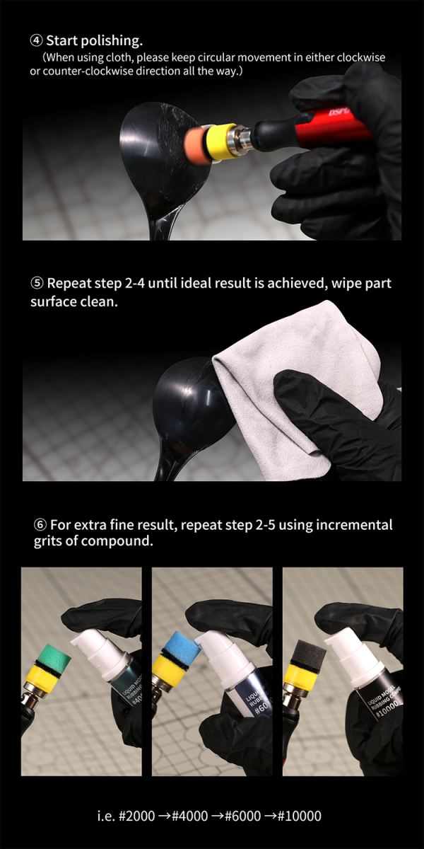 DSPIAE LM10/4000 Liquid Model Rubbing Compound #4000 – imagen 2