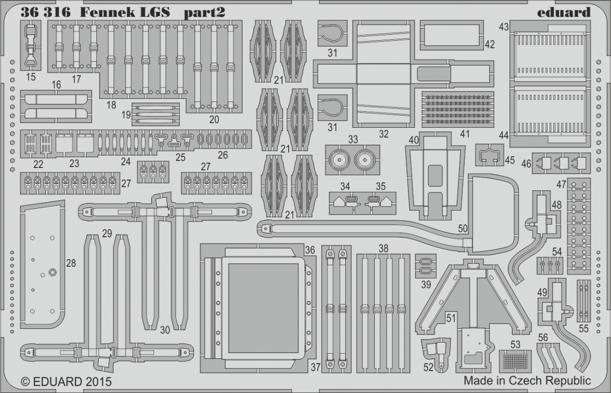 Eduard 36316 Fennek LGS TRUMPETER 1/35 – imagen 2
