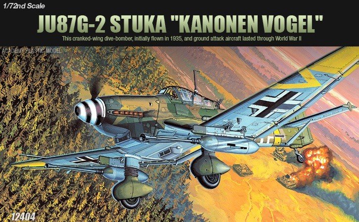Academy 12404 JU87G-2 STUKA (KANONEN VOGEL) 1/72