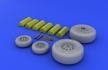Eduard 632006 F-4J/ S wheels 1/32 TAMIYA – imagen 3