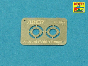 Aber 72L-67 170 mm A/T gun barrel for German Jagdpanzer E-100 1/72 – immagine 3