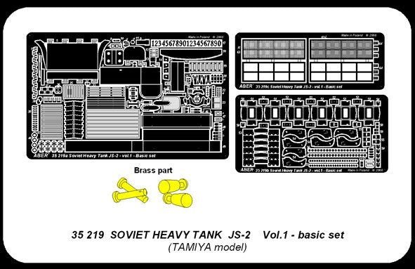 Aber 35219 Soviet heavy tank JS-2 - vol. 1 - basic set 1/35 – zdjęcie 8