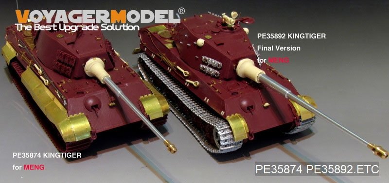 Voyager Model PE35892 WWII German King Tiger Final version for MENG 1/35 – Bild 10
