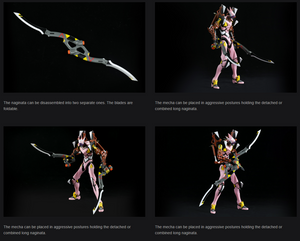 Meng Model MECHA-005M Multipurpose Humanoid Decisive Weapon, Artificial Human Evangelion Production Model-08y – Bild 3
