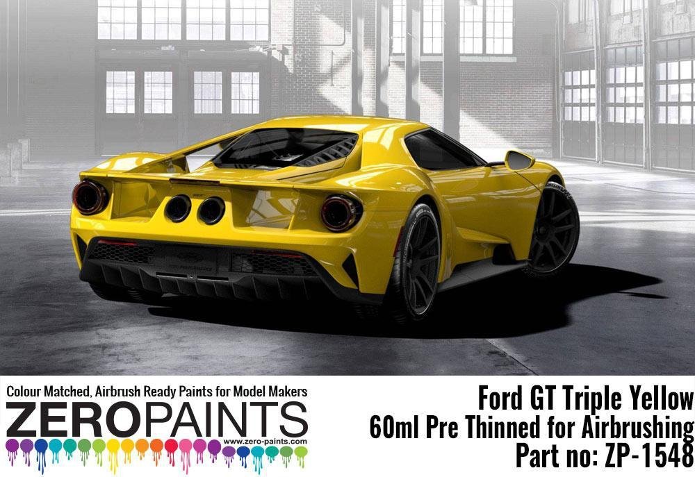 Peinture jaune triple Zero Paints ZP-1548 Ford GT 60 ml