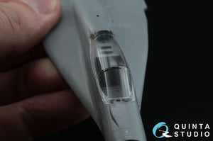 Quinta Studio QC72002 MiG-29 vacuformed clear canopy 2 pcs (for 7278, 7309 Zvezda kit) 1/72 – immagine 2