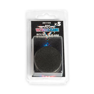 AK Interactive AK1104 ROUND BASE 50MM X5 UNITS – zdjęcie 2