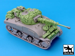 Black Dog T35028 Filet de camouflage en ruban de jute pour Sherman Firefly britannique 1/35  – image 3