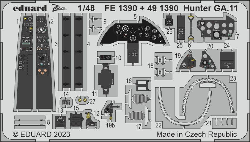 Eduard BIG49393 Hunter GA.11 AIRFIX 1/48 – immagine 4