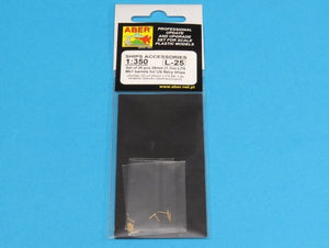 Aber 350L-25 Set of 20 pcs 28 mm (1,1in) L/75Mk.1 barrels for US Navy ships 1/350 – Bild 5