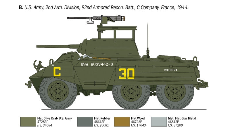Italeri 6364 M8 Greyhound 1/35 – Bild 4