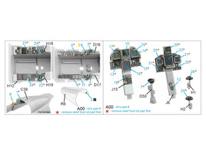 Intérieur imprimé en 3D et coloré sur papier décalcomanie pour F/A-18F tardif / EA-18G (Hobby Boss) (petite version) Quinta Studio QDS-48373 (échelle 1/48). – image 2