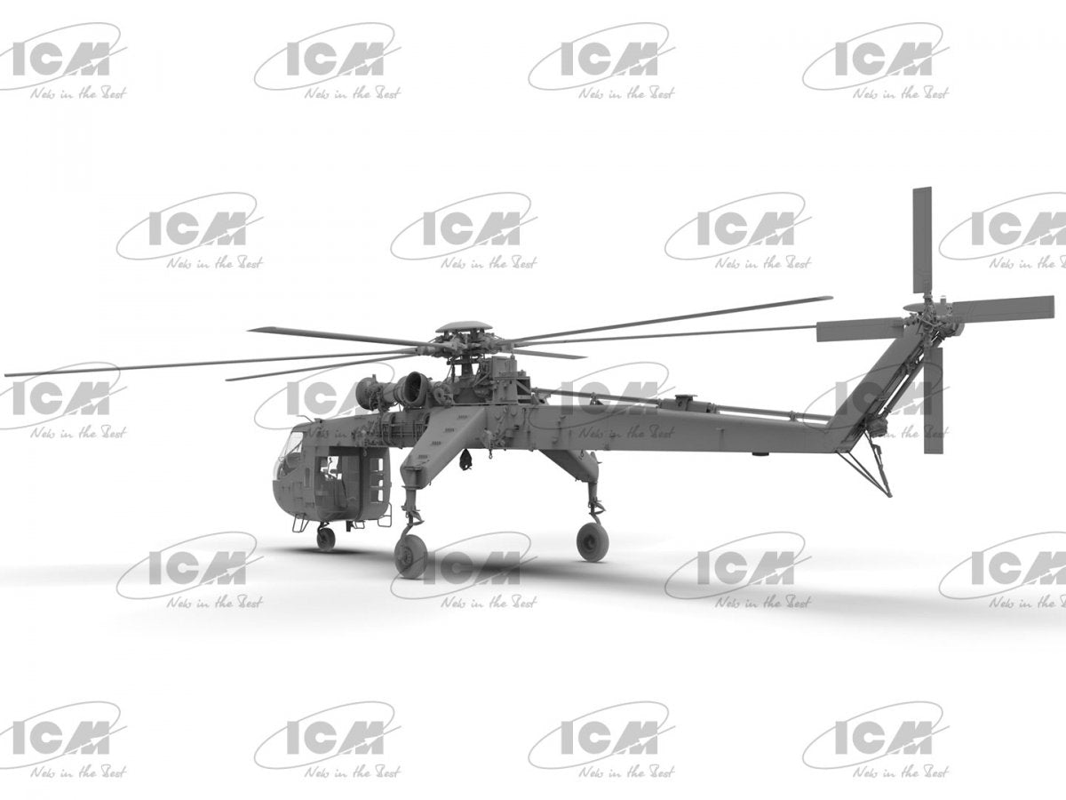 ICM 53054 Sikorsky CH-54A Tarhe US heavy helicopter 1/35 – Bild 7