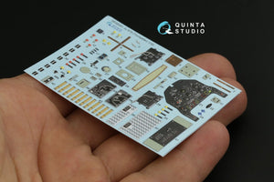 Quinta Studio QD32091 Ju 87A 3D-Printed &amp;amp; coloured Interior on decal paper (Trumpeter) 1/32 – immagine 5