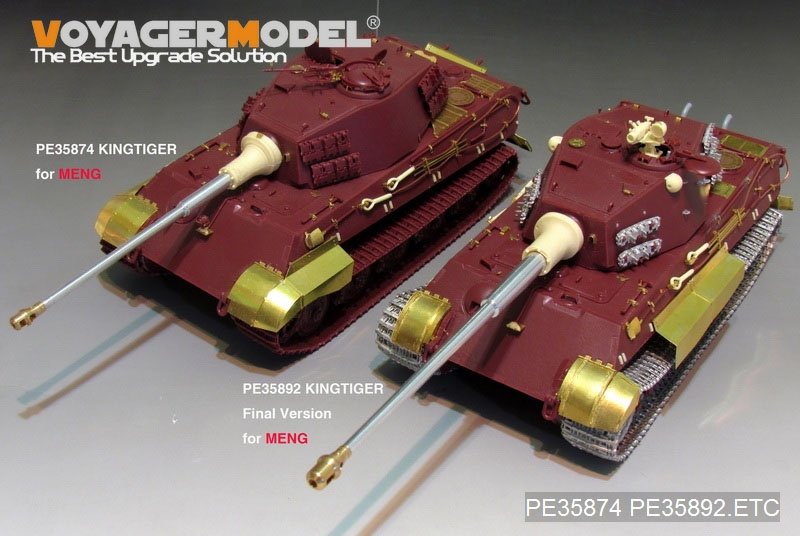 Voyager Model PE35892 WWII German King Tiger Final version for MENG 1/35 – Bild 11