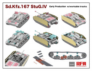 Rye Field Model 5060 Sd.Kfz.167 StuG.IV Early Production w/workable track links 1/35 – zdjęcie 2