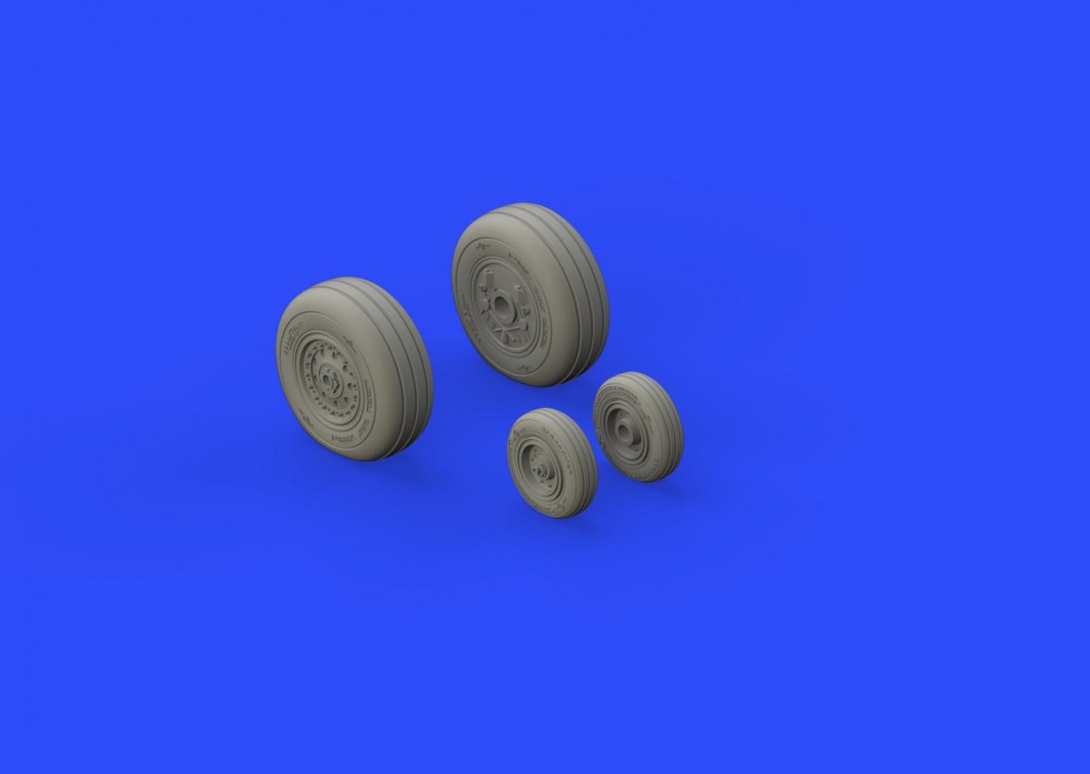 Eduard 648313 F-4J wheels ZOUKEI MURA 1/48 – immagine 4