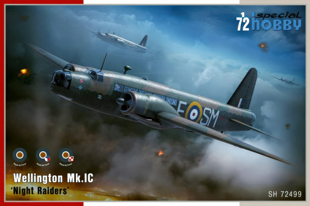 Special Hobby 72499 Vickers Wellington Mk.I C "Night Raiders" 1/72