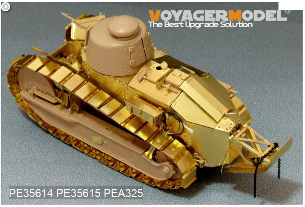 Voyager Model PE35614 WWI French Renault FT-17 (Cast turret type)basic For MENG TS-008 1/35 – Bild 4