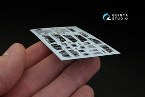 Quinta Studio QD48051 F/A-18F late / EA-18G 3D-Printed &amp;amp; coloured Interior on decal paper (for Hasegawa kit) 1/48 – Bild 4