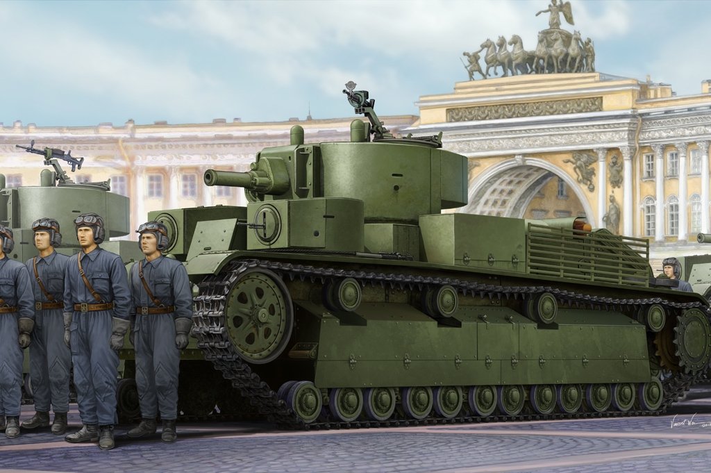 Hobby Boss 83854 Soviet T-28E Medium Tank 1/35