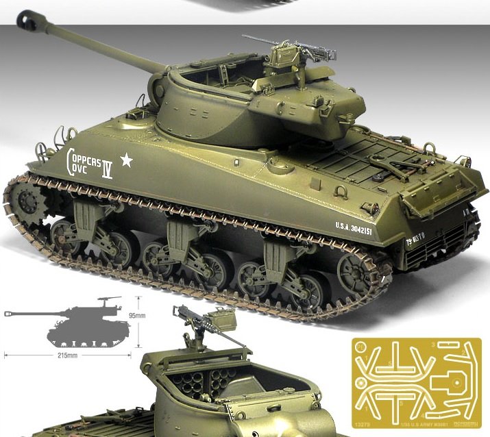 Academy 13279 U.S.ARMY M36B1 GMC 1/35 – imagen 2