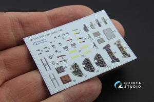 Quinta Studio QD48177 Bf 109E 3D-Printed &amp;amp; coloured Interior on decal paper (for Airfix kit) 1/48 – Bild 8
