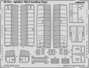 Eduard 48847 Spitfire Mk. And landing flaps 1/48 Airfix