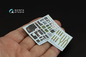 Intérieur imprimé en 3D et coloré sur papier décalcomanie Quinta Studio QD48258 A(B)-26B (ICM) 1/48 – image 3