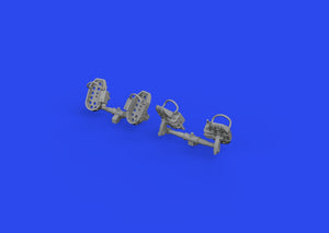Eduard 632193 Bf 109E rudder pedals late PRINT 1/32 – zdjęcie 3