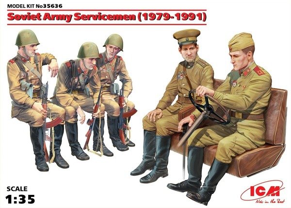 ICM 35636 Soviet Army Servicemen (1979-1991) 1/35