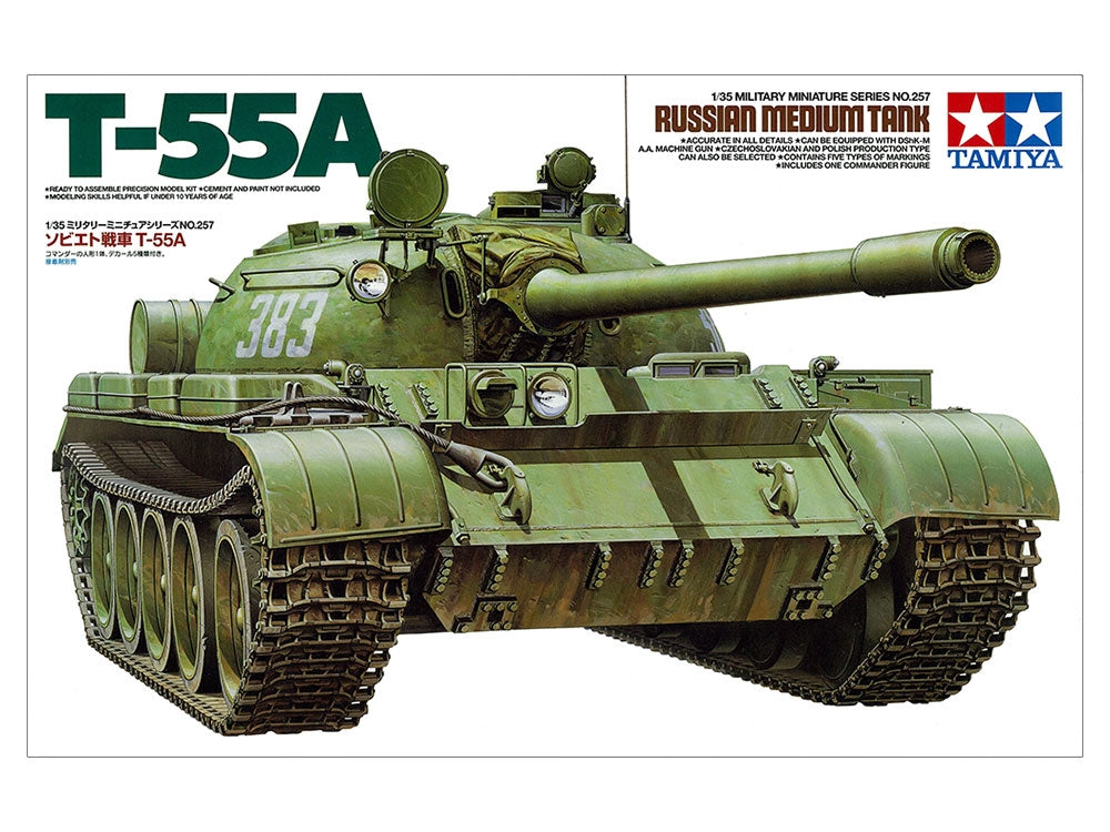 Tamiya 35257 Russian Medium Tank T-55A 1/35 – imagen 2